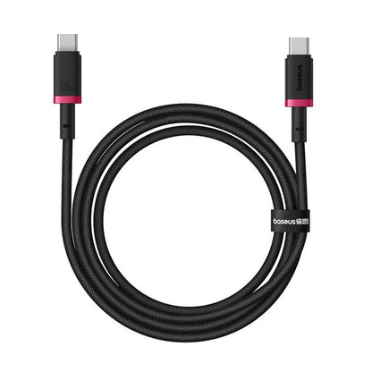 Kabel do danych i ładowania USB-C - USB-C Baseus Dura Series, 100W, 1m, Czerwony P10377803U01-01