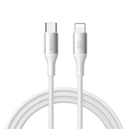 Kabel do danych i ładowania USB-C - Lightning Joyroom S-A28 Flash, 30W, 1m, Biały
