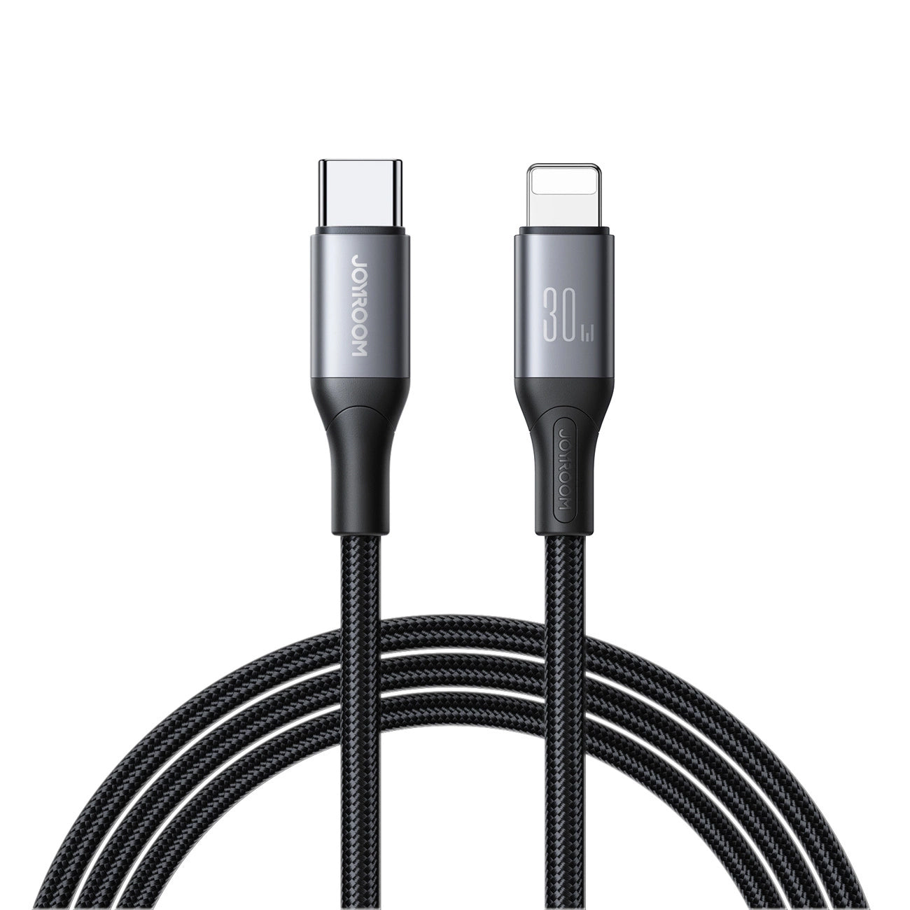 Kabel do danych i ładowania USB-C - Lightning Joyroom S-A28 Flash, 30W, 1m, Czarny