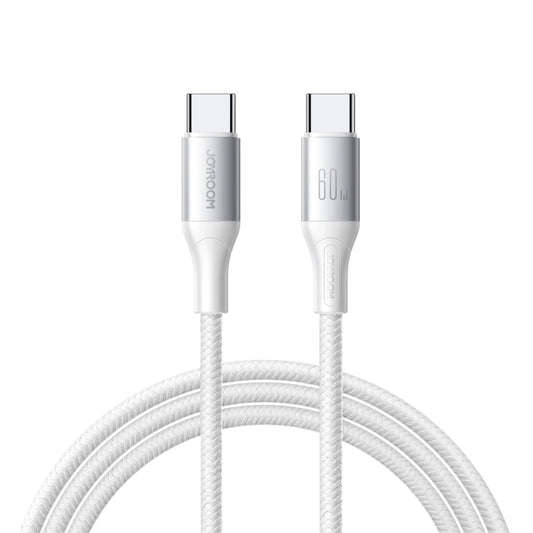 Kabel do danych i ładowania USB-C - USB-C Joyroom S-A28 Flash, 60W, 1m, Biały