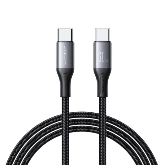 Kabel do danych i ładowania USB-C - USB-C Joyroom S-A28 Flash, 60W, 1m, Czarny