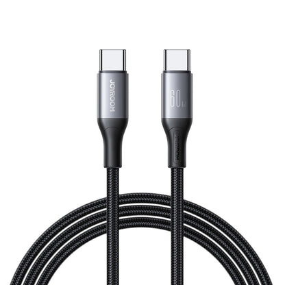 Kabel do danych i ładowania USB-C - USB-C Joyroom S-A28 Flash, 60W, 1m, Czarny