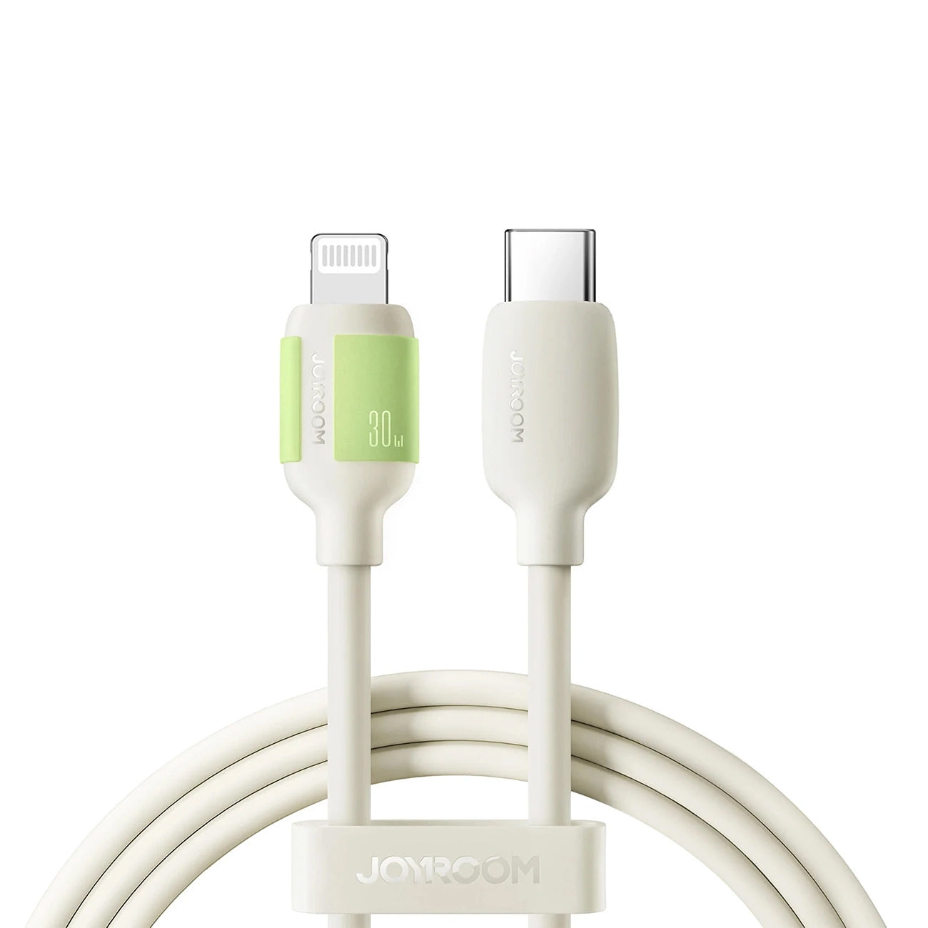 Kabel do danych i ładowania USB-C - Lightning Joyroom S-A53, 30W, 2m, Beżowy