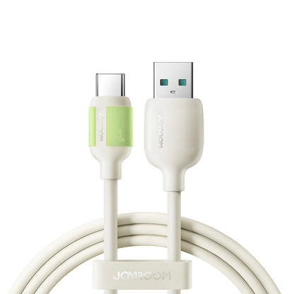 Kabel do danych i ładowania USB-A - USB-C Joyroom S-A53, 30W, 2m, Beżowy