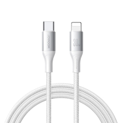 Kabel do danych i ładowania USB-C - Lightning Joyroom S-A28 Flash, 30W, 2m, Biały