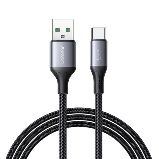 Kabel do transmisji danych i ładowania USB-A - USB-C Joyroom S-A28 Flash, 30W, 2m, Czarny