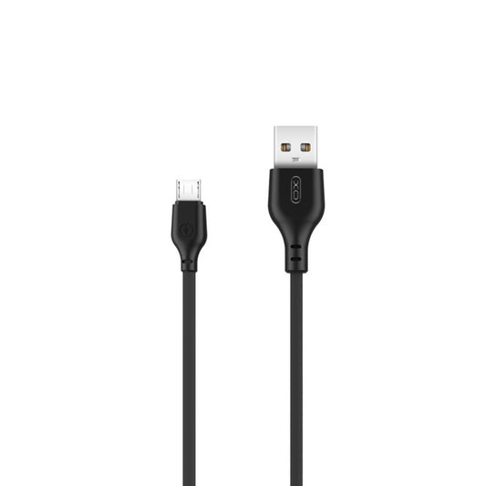 Kabel do danych i ładowania USB-A - microUSB XO Design NB103, 18W, 1m, Czarny
