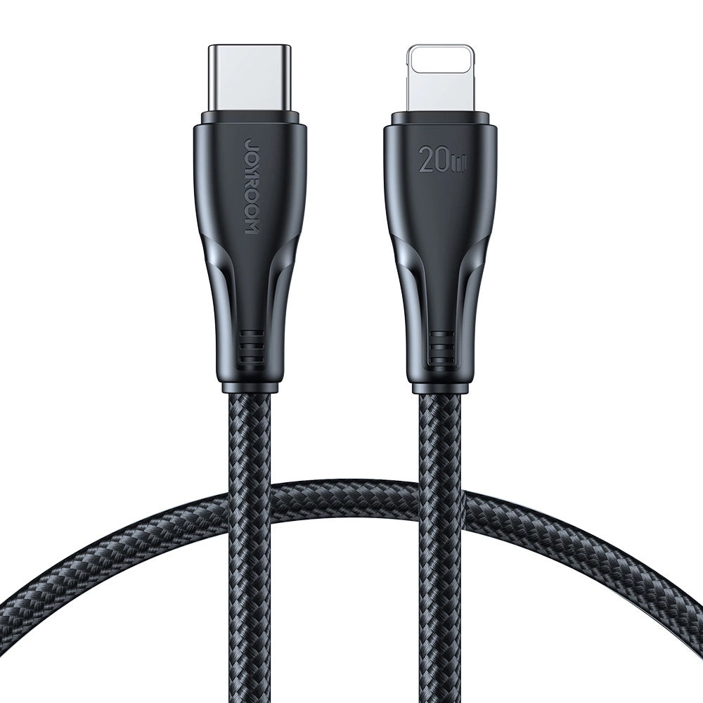 Kabel do danych i ładowania USB-C - Lightning Joyroom S-A11, 20W, 0,25m, Czarny