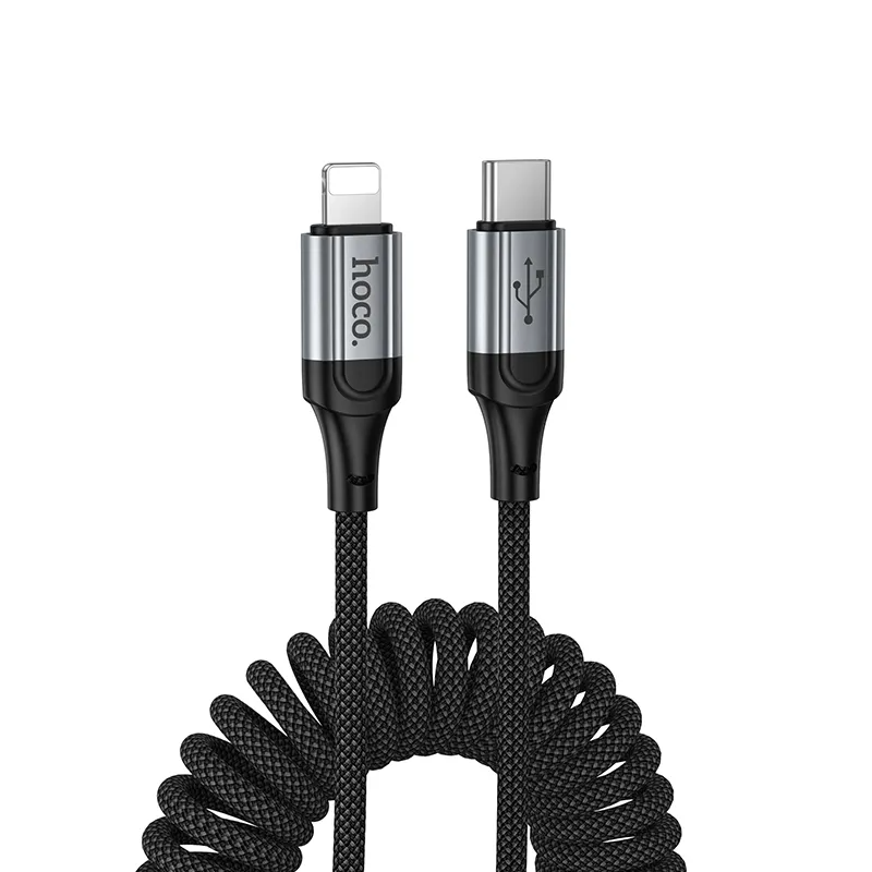 Kabel do danych i ładowania USB-C - Lightning HOCO X121, 27W, 1.5m, Czarny