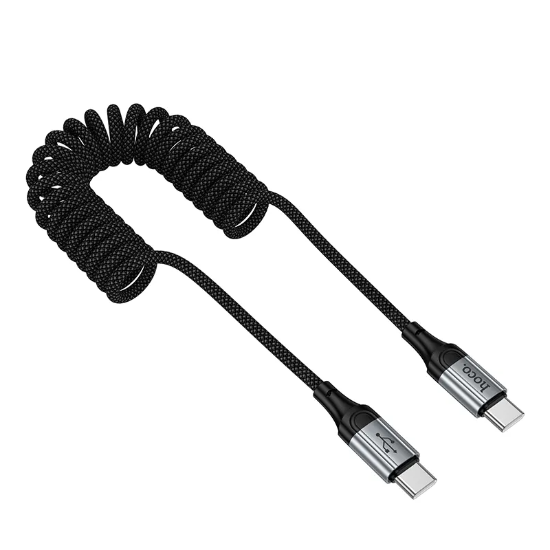 Kabel do danych i ładowania USB-C - USB-C HOCO X121, 60W, 1.5m, Czarny
