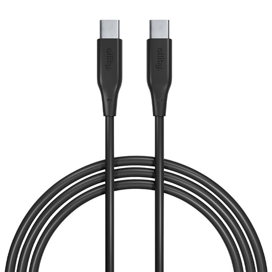 Kabel do danych i ładowania USB-C - USB-C Allity. AUC-02, 100W, 1m, Czarny
