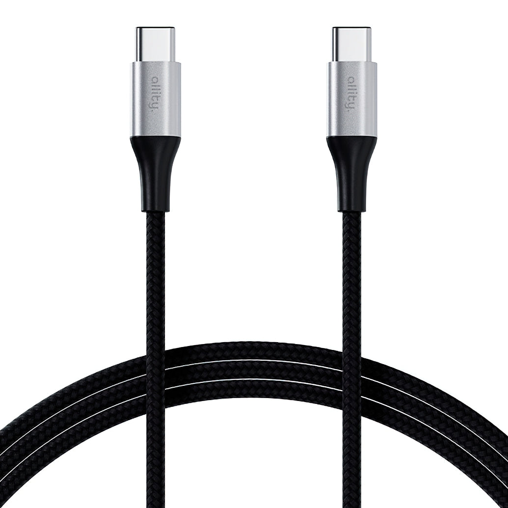 Kabel do danych i ładowania USB-C - USB-C Allity. AUC-01, 100W, 2m, Czarny