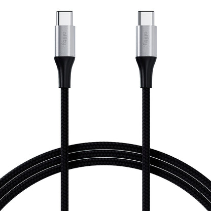 Kabel do danych i ładowania USB-C - USB-C Allity. AUC-01, 100W, 2m, Czarny