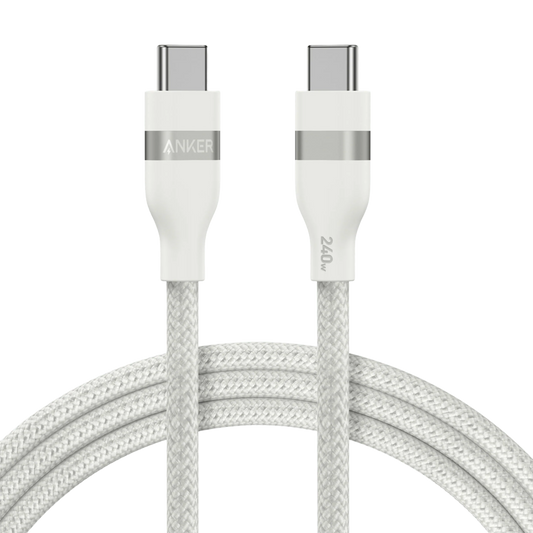 Kabel do danych i ładowania USB-C - USB-C Anker, 240W, 1.8m, Biały A82E2H22