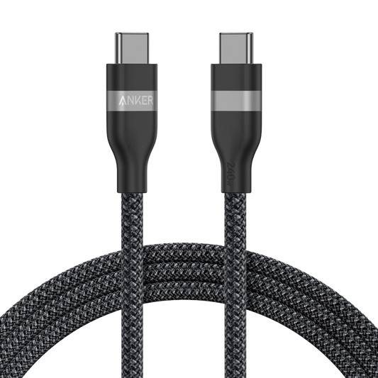 Kabel do danych i ładowania USB-C - USB-C Anker, 240W, 1.8m, Czarny A82E2H12