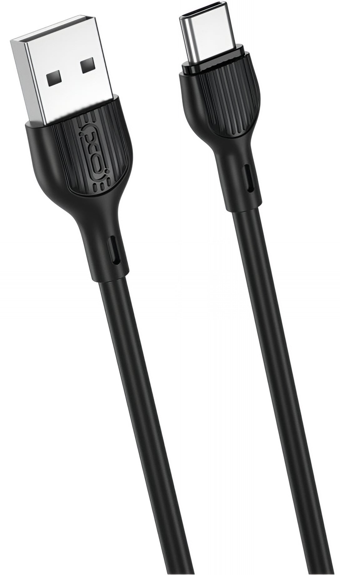 Kabel do danych i ładowania USB-A - USB-C XO Design NB200, 10W, 1m, Czarny