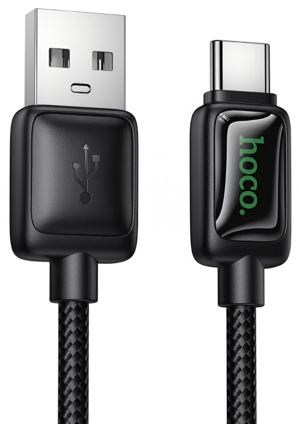 Kabel do danych i ładowania USB-A - USB-C HOCO U146, 36W, 1.2m, Czarny