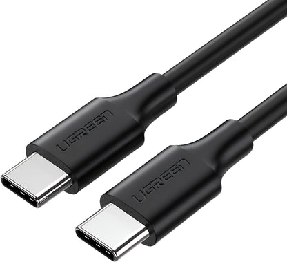 Kabel do danych i ładowania USB-C - USB-C UGREEN US286, 60W, 3m, Czarny