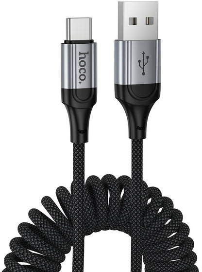 Kabel do danych i ładowania USB-A - USB-C HOCO X121, 18W, 1,5m, Czarny
