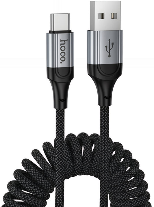 Kabel do danych i ładowania USB-A - USB-C HOCO X121, 18W, 1,5m, Czarny