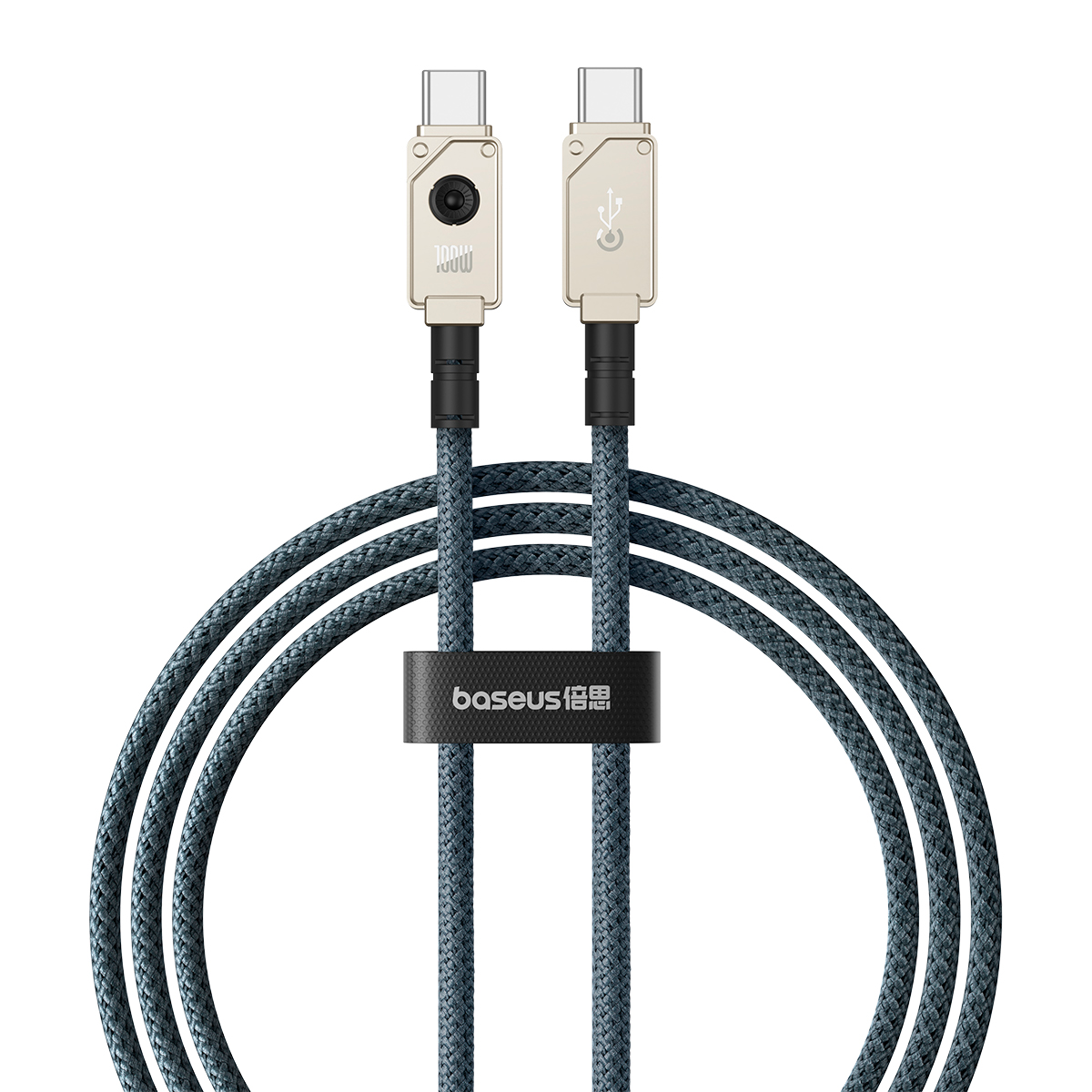 Kabel do danych i ładowania USB-C - USB-C Baseus Unbreakable, 100W, 2m, Biały P10355800221-01