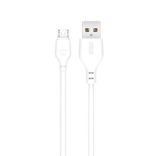 Kabel do danych i ładowania USB-A - microUSB XO Design NB103, 18W, 1m, Biały