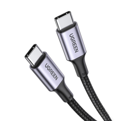 Kabel do danych i ładowania USB-C - USB-C UGREEN US316, 100W, 0,5m, Szary