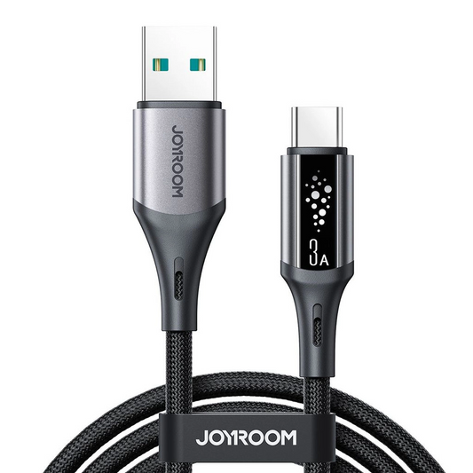 Kabel do danych i ładowania USB-A - USB-C Joyroom S-A60 StarTalk, 18W, 1.2m, Czarny