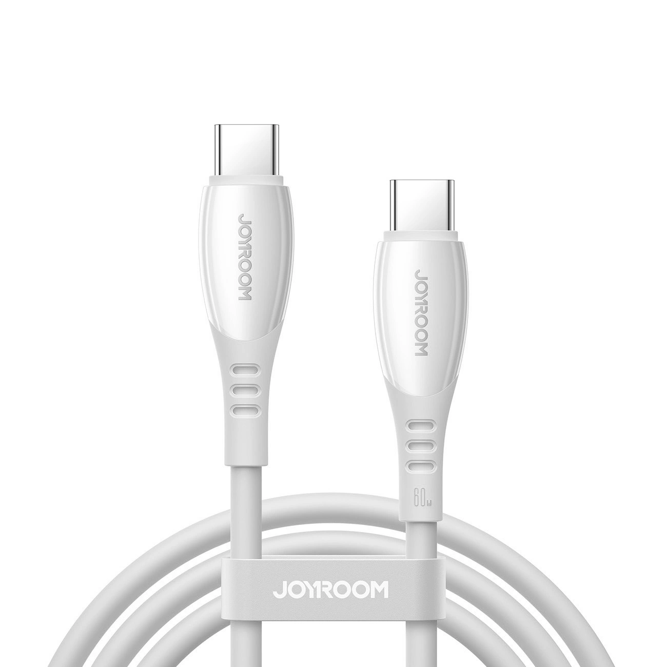 Kabel do danych i ładowania USB-C - USB-C Joyroom S-A59 Vibrant, 60W, 1.2m, Biały