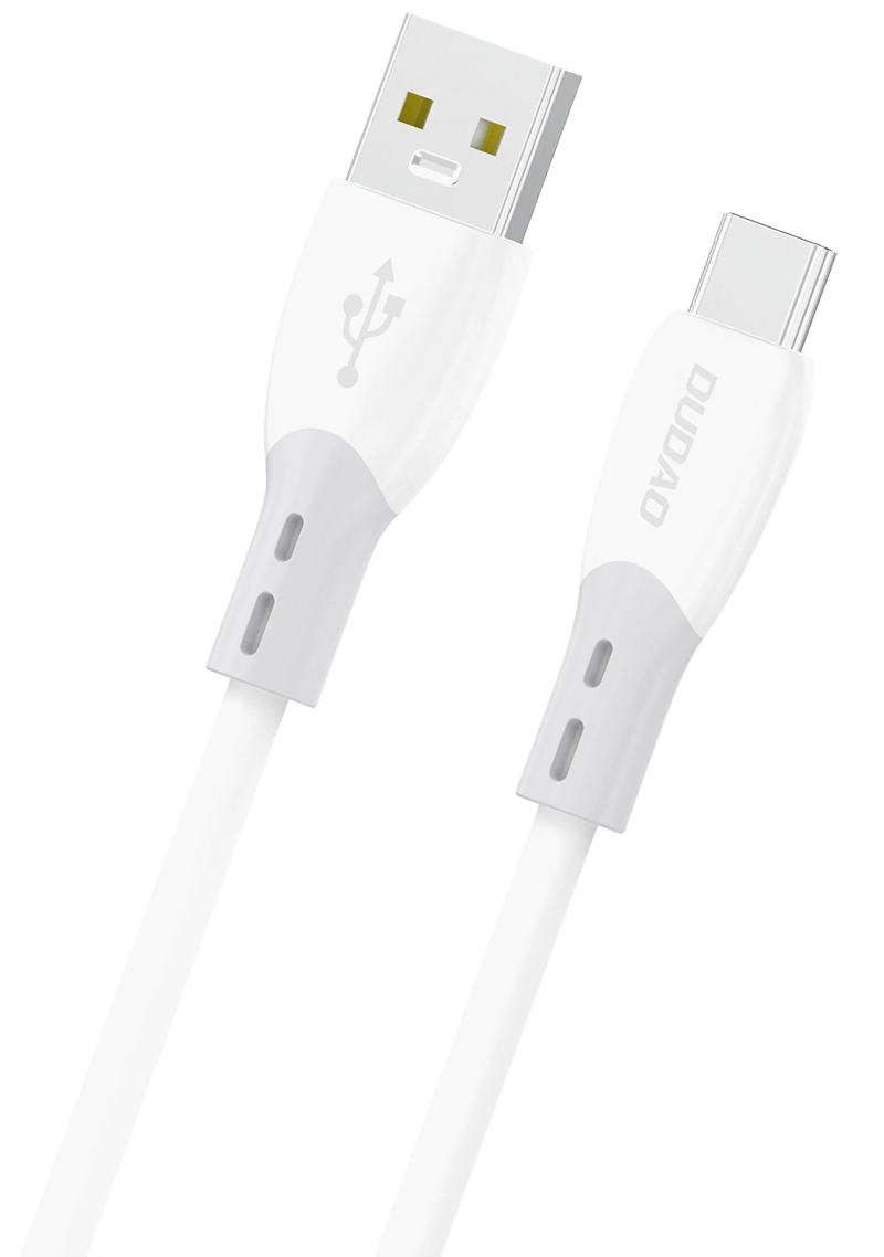 Kabel do danych i ładowania USB-A - USB-C Dudao L25ST, 100W, 1m, Biały