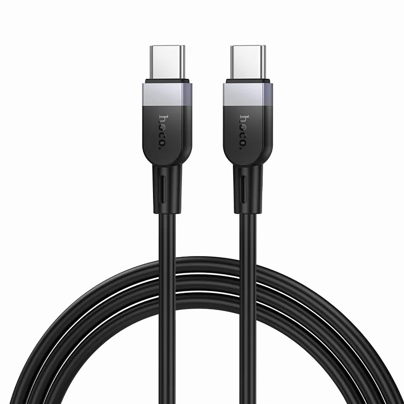 Kabel do danych i ładowania USB-C - USB-C HOCO X109, 60W, 1m, Czarny