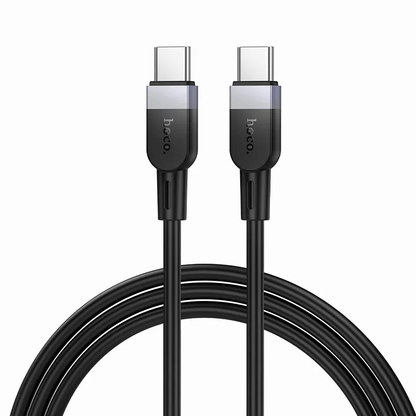 Kabel do danych i ładowania USB-C - USB-C HOCO X109, 60W, 1m, Czarny