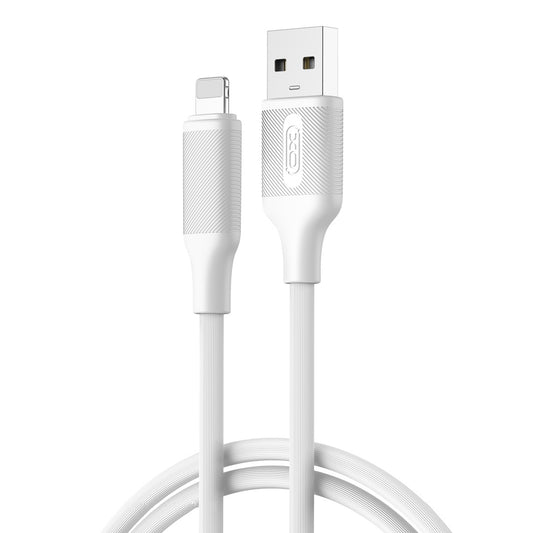 Kabel do danych i ładowania USB-A - Lightning XO Design NB265, 12W, 1m, Biały