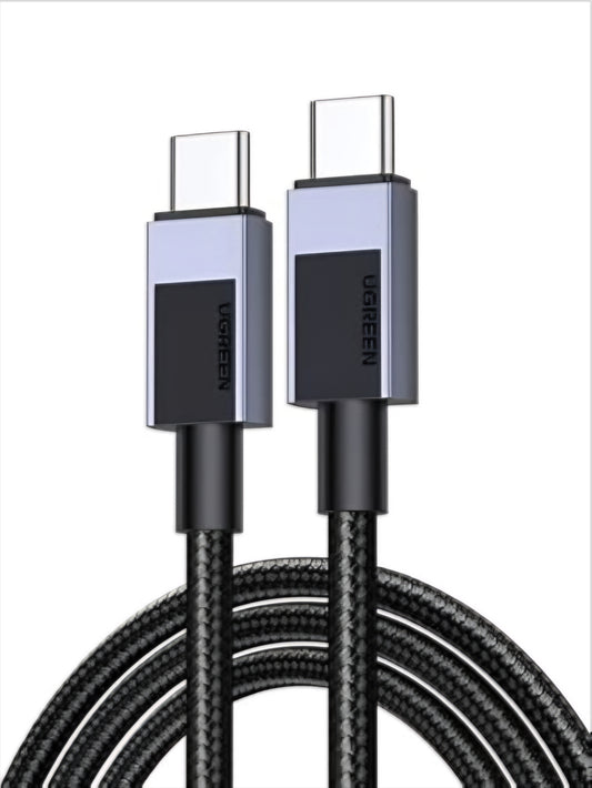 Kabel do danych i ładowania USB-C - USB-C UGREEN L512, 100W, 2m, Szary