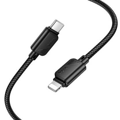 Kabel do danych i ładowania USB-C - Lightning HOCO X113, 27W, 1m, Czarny