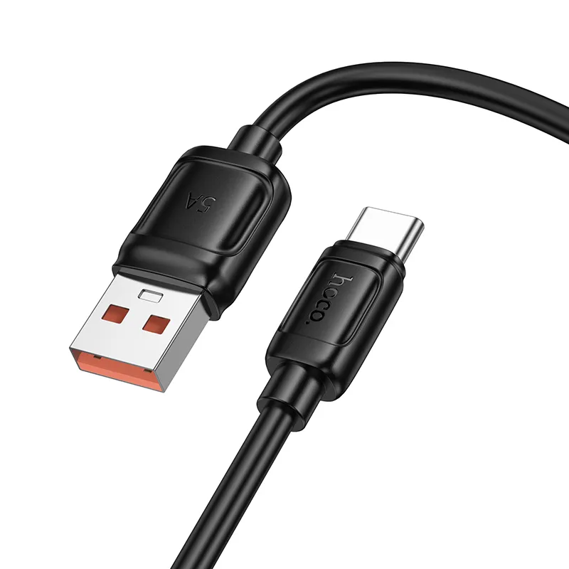 Kabel do przesyłu danych i ładowania USB-A - USB-C HOCO X115, 100W, 1m, Czarny