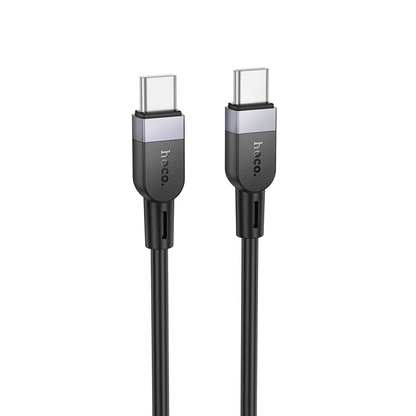 Kabel do przesyłu danych i ładowania USB-C - USB-C HOCO X109, 60W, 3m, Czarny