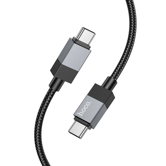 Kabel do przesyłu danych i ładowania USB-C - USB-C HOCO X110, 60W, 1m, Czarny