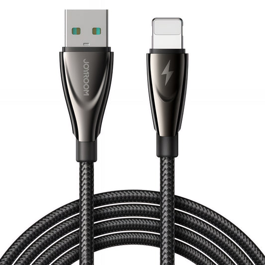Kabel do przesyłu danych i ładowania USB-A - Lightning Joyroom SA31-AL3, 18W, 1,2m, Czarny