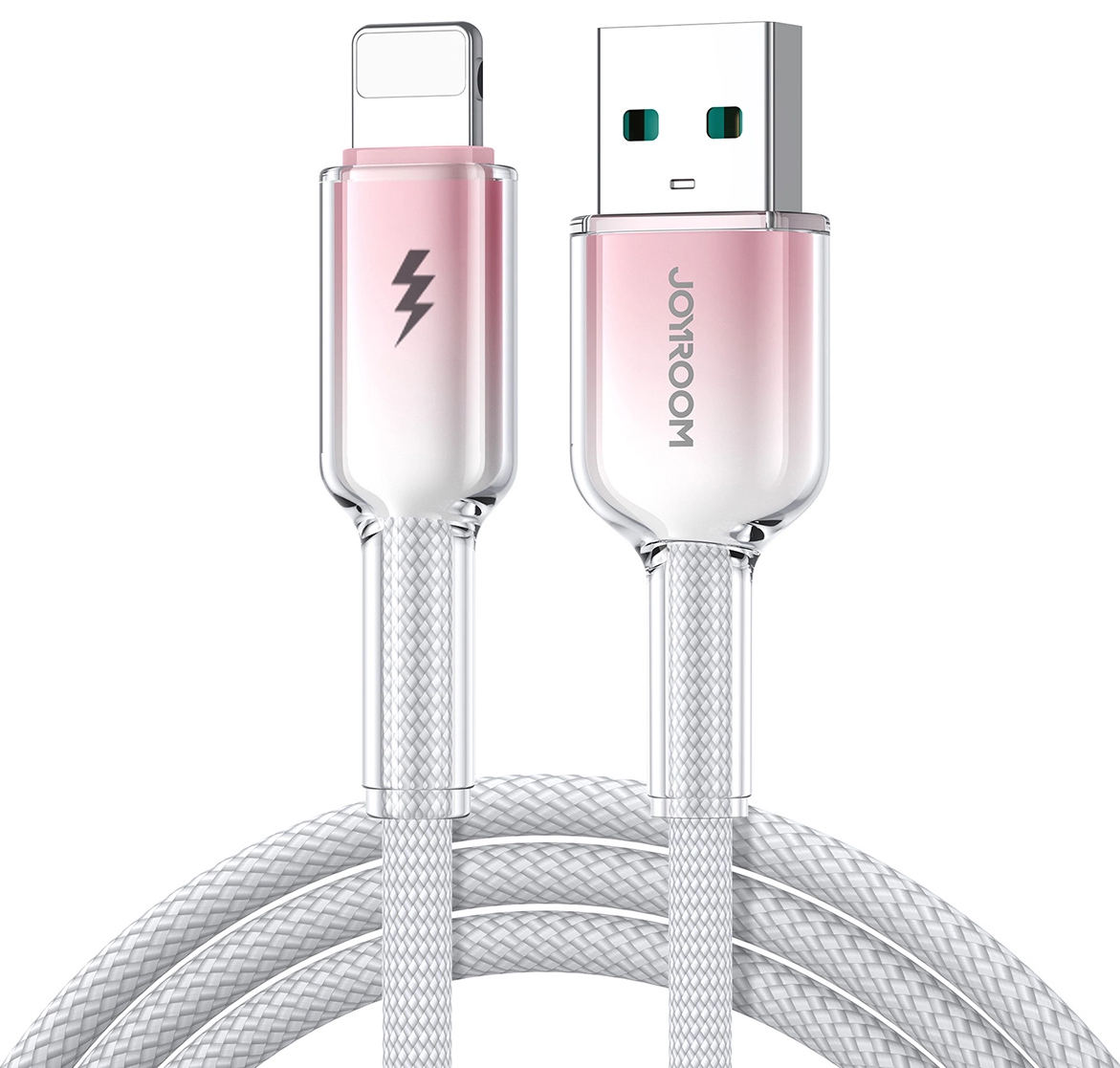 Kabel do przesyłu danych i ładowania USB-A - Lightning Joyroom S-A42, 18W, 1,2m, biały