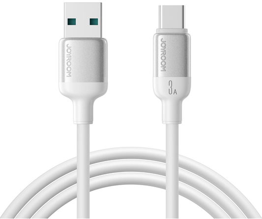 Kabel do przesyłu danych i ładowania USB-A - USB-C Joyroom S-A62 Lively, 18W, 1,2m, biały