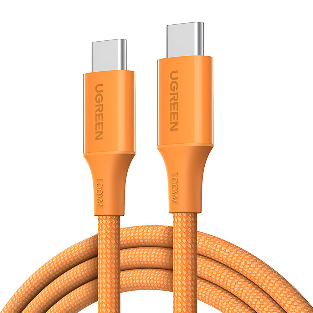USB-C Data and Charging Cable - USB-C UGREEN L502, 100W, 1m, Orange