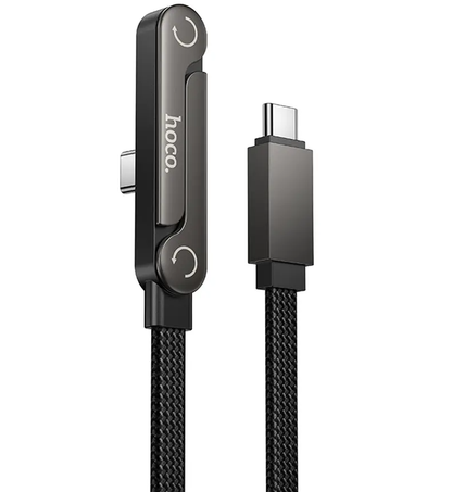 USB-C Data and Charging Cable - USB-C HOCO U150 Exquisite, 60W, 1.2m, Black