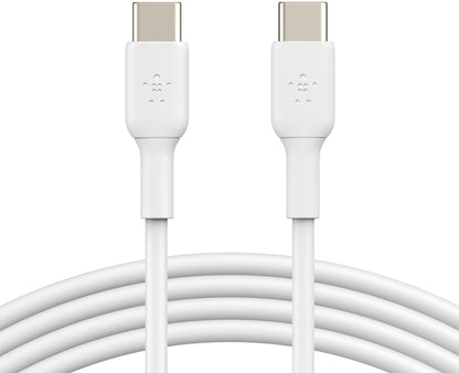Kabel do przesyłu danych i ładowania USB-C - USB-C Belkin BoostCharge, 60W, 2m, biały CAB003bt2MWH