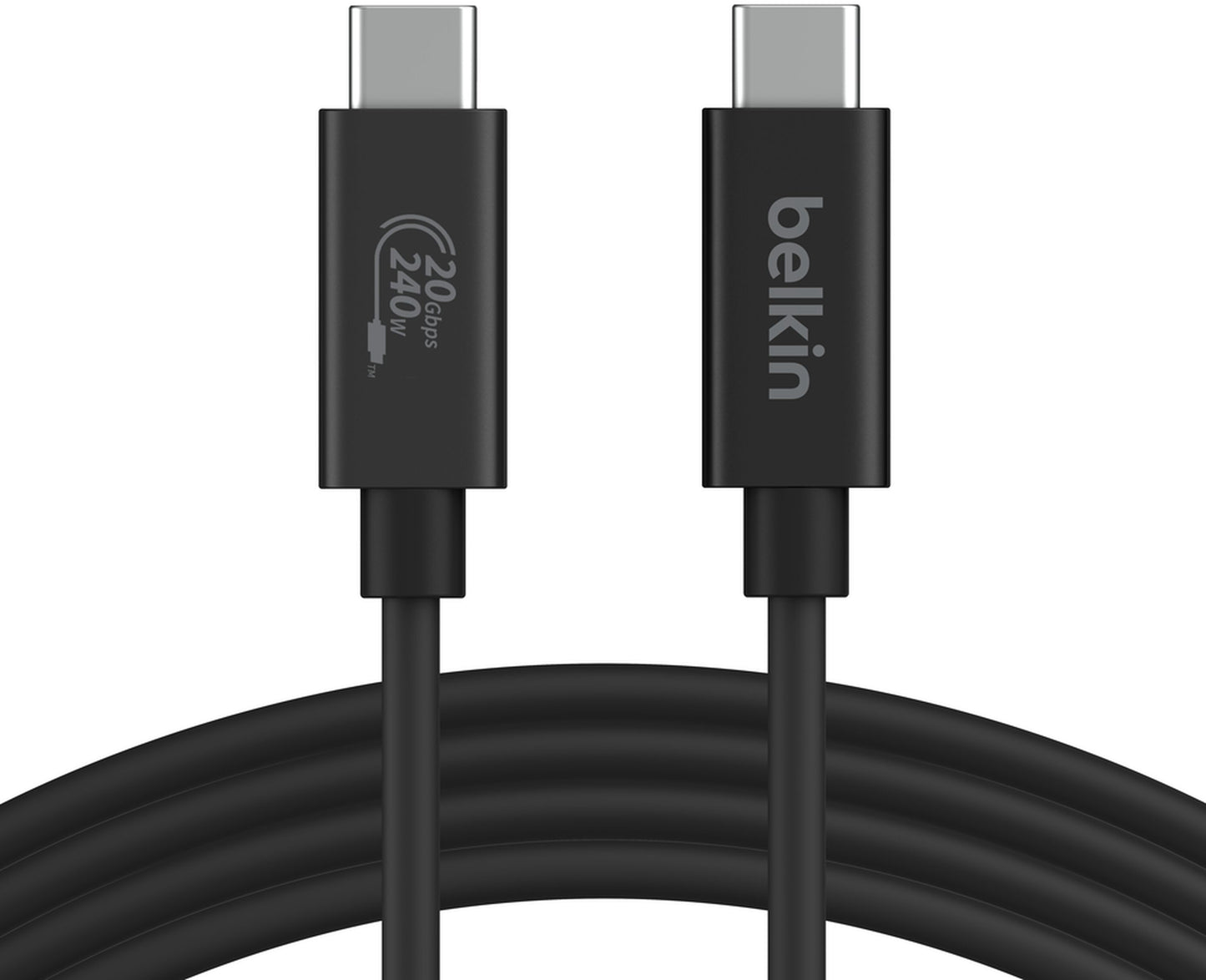 USB-C Data and Charging Cable - USB-C Belkin Connect, 240W, 2m, Black INZ004bt2MBK