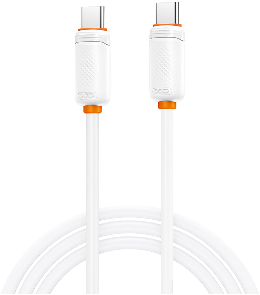 Kabel do przesyłu danych i ładowania USB-C - USB-C XO Design NB-Q302B, 60W, 1m, biały