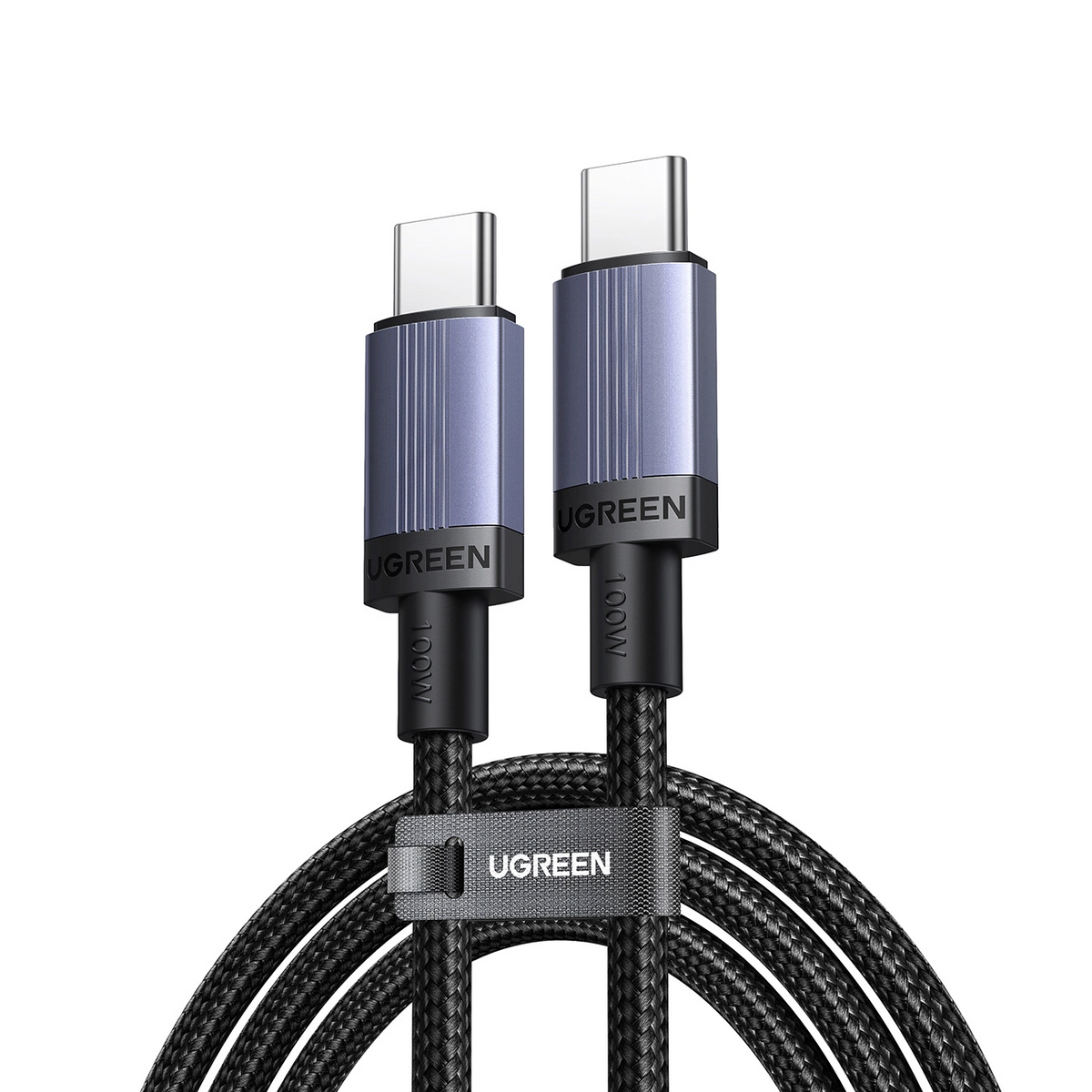 Kabel do przesyłu danych i ładowania USB-C - USB-C UGREEN, 100W, 1m, czarny