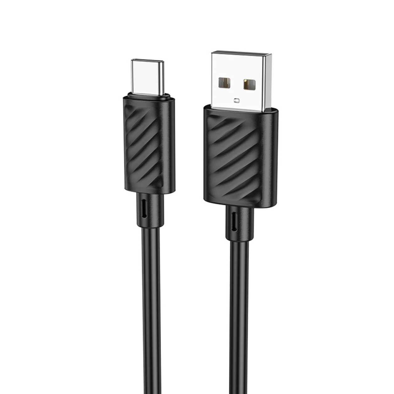 Kabel danych i ładowania USB-A - USB-C HOCO X88, 18W, 2m, Czarny