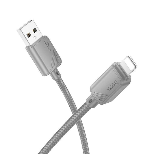 Kabel do danych i ładowania USB-A - Lightning HOCO X113, 18W, 1m, Szary