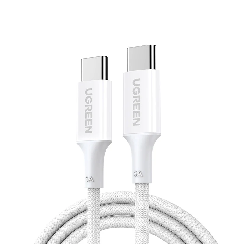 Kabel do przesyłu danych i ładowania USB-C - USB-C UGREEN L502 (35221), 100W, 2m, biały